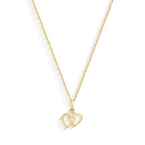 GARGANTILHA ALMA GÊMEA 45CM DE COMPRIMENTO OURO 18K.