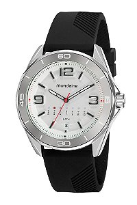 RELÓGIO MONDAINE CAIXA DE METAL PULSEIRA SILICONE 32228G0MVNI2. PROMOÇÃO473,00