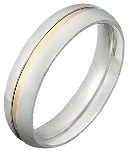 ALIANÇA CONVEX REDONDA 5MM FIO DOURADO (CADA) OBS. NUMERAÇÃO DISPONIVEÍS ATÉ 30.