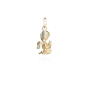 Pingente Anjo da Guarda 1,5cm Ouro 18k.