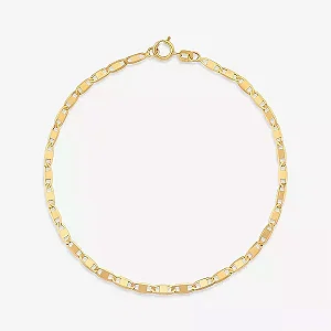 Pulseira Piastrine 21cm Ouro 18k.