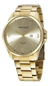 Relógio Seculus 44046GPSVDA1. Outilet.