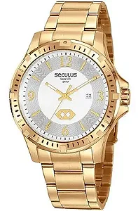 Relógio Seculus 44028GPSKDA1K1. Outilet.