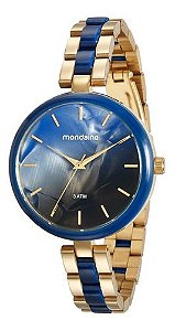 Relógio Mondaine Feminino Redondo Azul 76681lpmvde3