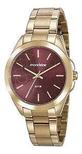 Relógio Mondaine Feminino Redondo Dourado 78750lpmvda2