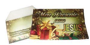 Envelope Meu Presentes Para Jesus c/ 50 und