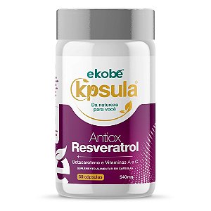 K´psula Antiox Resveratrol 30 cáps - Ekobé