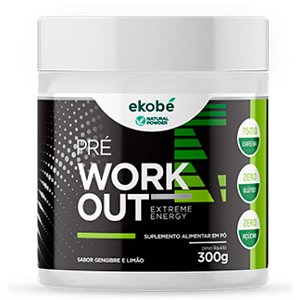 Pré WorkOut 300g Zero Açúcar - Ekobé