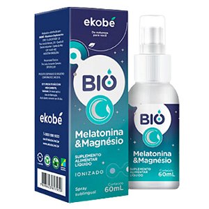 Bio Melatonina & Magnésio - 60 ml. - Ionizados - Ekobé