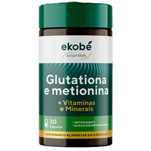 Glutationa e Metionina +Vitaminas e Minerais 30 cáps - Ekobé