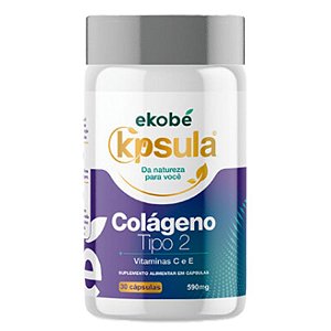 Condroitina e Glucosamina +Colágeno Tipo II 30 cáps - Ekobé