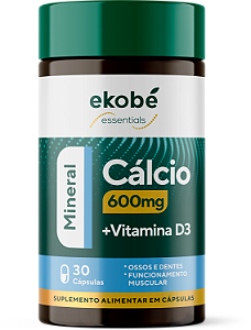 Cálcio + Vitamina D3 com 30 cáps - Ekobé