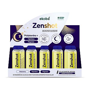 Zen Shot Melatonina Ekobé Maracujá Caixa 15 Flaconetes 20ml
