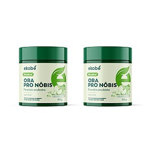 Kit 2 Ora Pro Nóbis em Pó Ekobé Vegano Abacaxi com Hortelã 150g