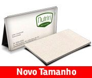 100UNID CARTOES DE VISITA RECICLATO 250G SEM VERNIZ - 4X0