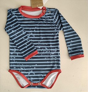 Body Baby Estampado Com Proteção Uv-Uv Line
