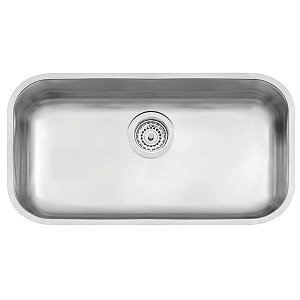 Cuba de embutir em aço inox retangular 56x34cm Lavínia 56 BL 94024102 Tramontina