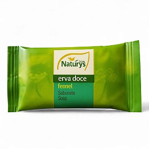 Kit 100 Sabonetes 13g Erva Doce Naturys Hotel, Pousadas, Hospitais