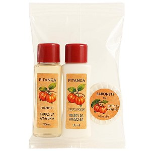 25 Kits Higiene Pessoal Frutos da Amazônia Fragrância Pitanga