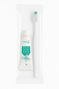 Kit 500 Escovas Dental e creme dental 7g