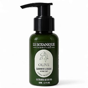 Sabonete Líquido Le Botanique Olive 80ml – Linha Premium