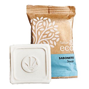 Kit 500 Sabonetes Linha Ecológica 30g Sustentável Hotel, Pousada, Resort