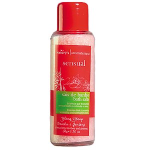 Kit 500 Sais de banho Sensual Naturys Frasco 50g