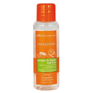 Kit 500 Mousse de Banho Energizante Naturys Frasco 35ml