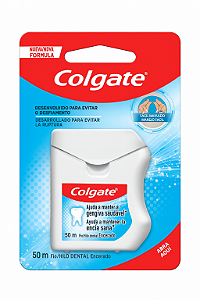 Fio Dental Colgate 50m – Limpeza Profunda e Gengivas Saudáveis