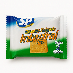 Biscoito em Sachê Salgado Integral CX 30 und