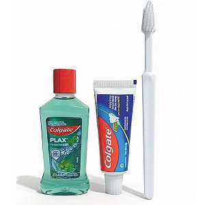Kit Dental Portátil Colgate - Ideal para Viagens, Malas de Mão e Hotelaria