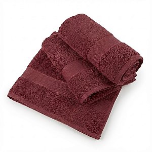 Kit 3 Toalhas de Banho Teka Duomo Vermelha – Conforto, Sofisticação e Absorção Superior