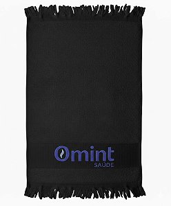 Kit 200 Toalhas de Lavabo Personalizadas Preta – Qualidade & Sofisticação