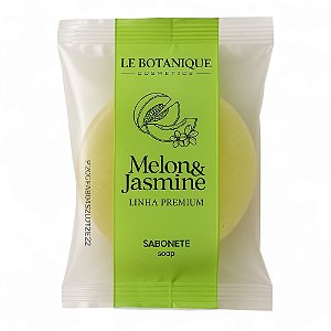 Kit 100 Sabonetes Hotelaria Le Botanique 20g - Melão & Jasmim (Linha Premium)