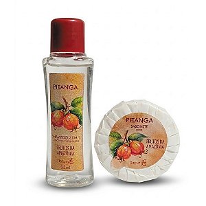50 Kits Shampoo 2em1 + Sabonete 20g Pitanga | Encante seu Hóspede