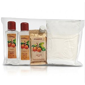 Kit Viagem Feminino Completo 9 Itens - Linha Pitanga: O Frescor da Amazônia na Sua Bolsa!
