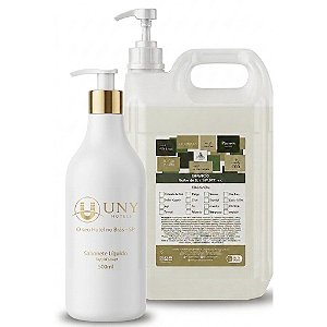 Dispenser 500ml Branco Wegreen Personalizado + Galão Sabonete líquido 5 litros