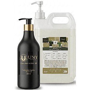 Dispenser 500ml Preto Wegreen Personalizado + Galão Sabonete líquido 5 litros