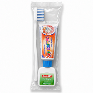 200 Kits Dental Kids Wegreen Escova + Creme Dental Sabor Morango