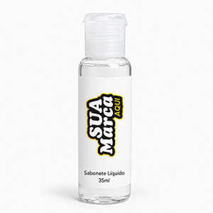 Kit 50 Sabonetes Líquido 35ml Personalizado com Sua Marca | Ideal para Hospitais, Hotéis, Eventos e Brindes Corporativos