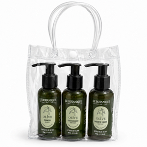 Kit Higiene Pessoal Premium Le Botanique Olive com Necessaire