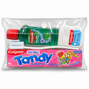 Kit Dental Infantil Kids Colgate com Necessaire – Higiene, Cuidado e Diversão