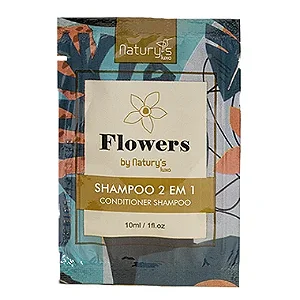 Kit 1000 Shampoo 2 Em 1 Flowers by Naturys 10ml