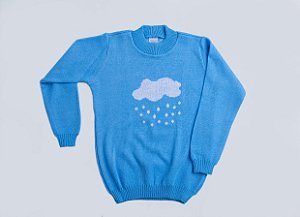 Blusa infantil / juvenil jacquard