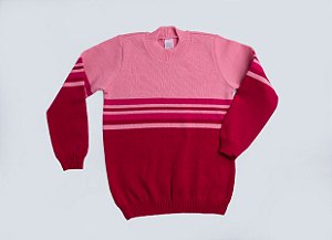 Blusa infantil / juvenil listrada