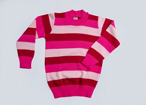 Blusa infantil / juvenil listrada