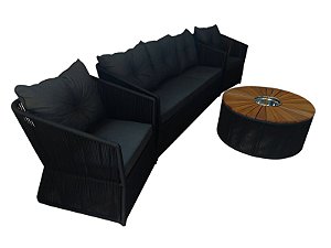 Conjunto de Sofá Itália com Champanheira by Deck & Decor