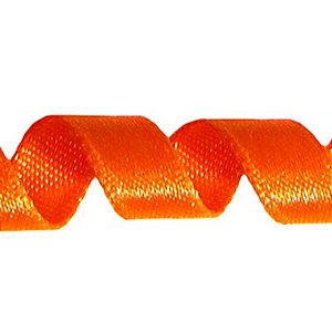 Fita Cetim Simples 11Mm 10M Flame Orange