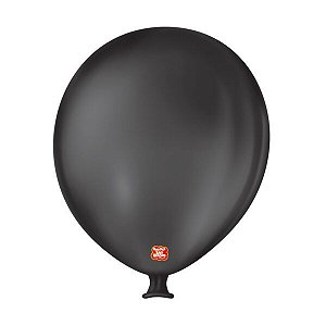 Balão Gigante Liso 25" Preto Ébano