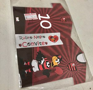 CONVITE DE ANIVERSARIO FLAMENGO 8UN